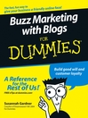 Buzz Marketing with Blogs For Dummies®